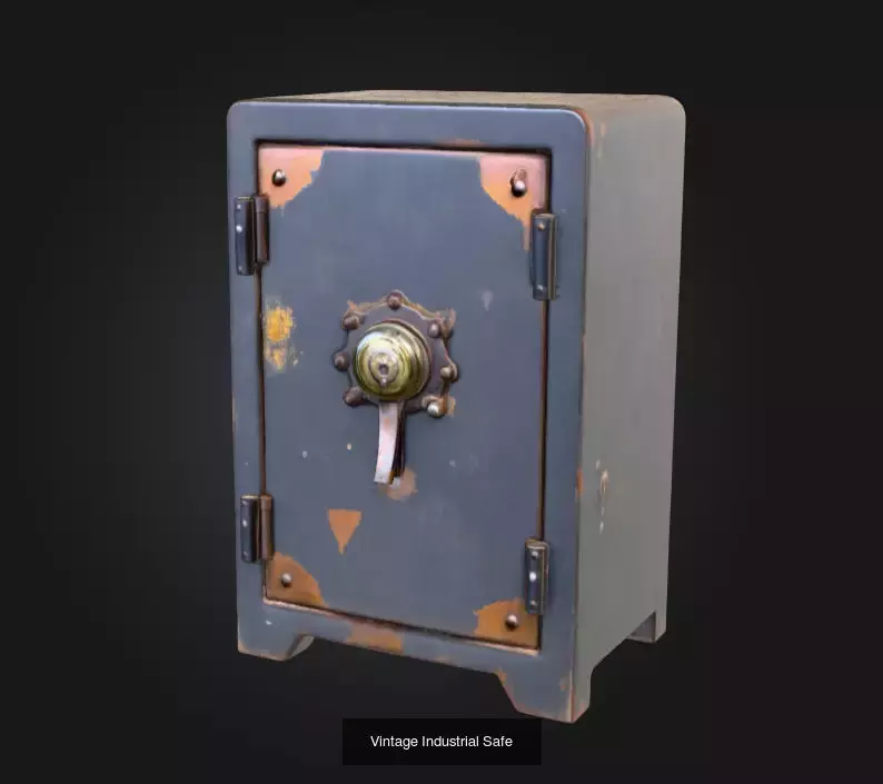 Forgotten Industrial Relics Abandoned World Props 3D Model Collection_11