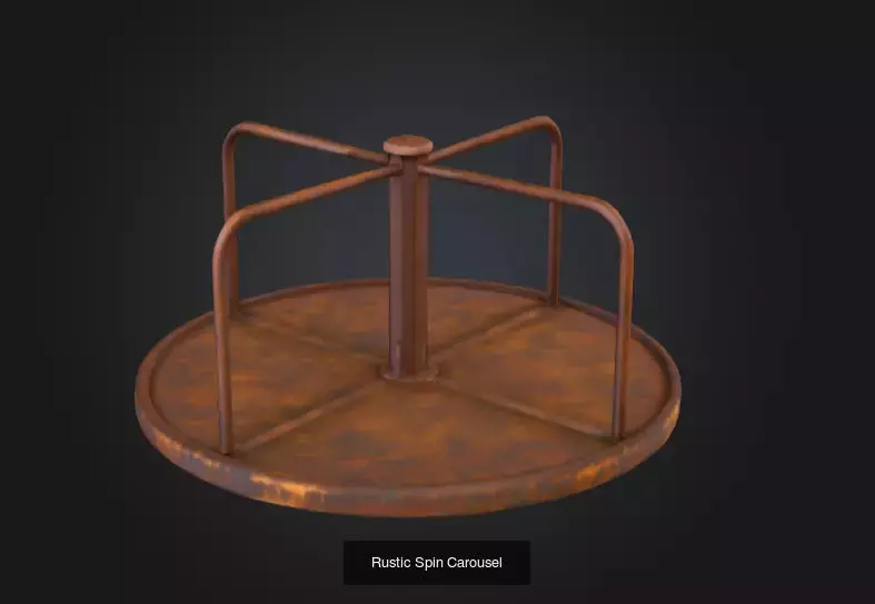 Forgotten Industrial Relics Abandoned World Props 3D Model Collection_14