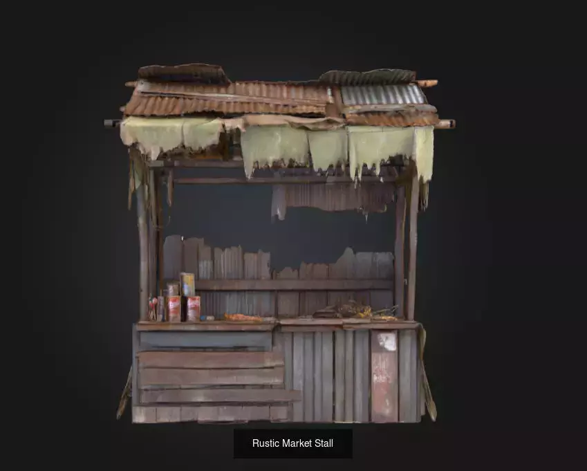 Forgotten Industrial Relics Abandoned World Props 3D Model Collection_9