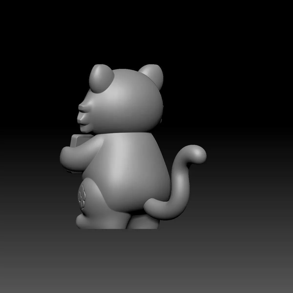 Tiger Ornaments 3D model_8