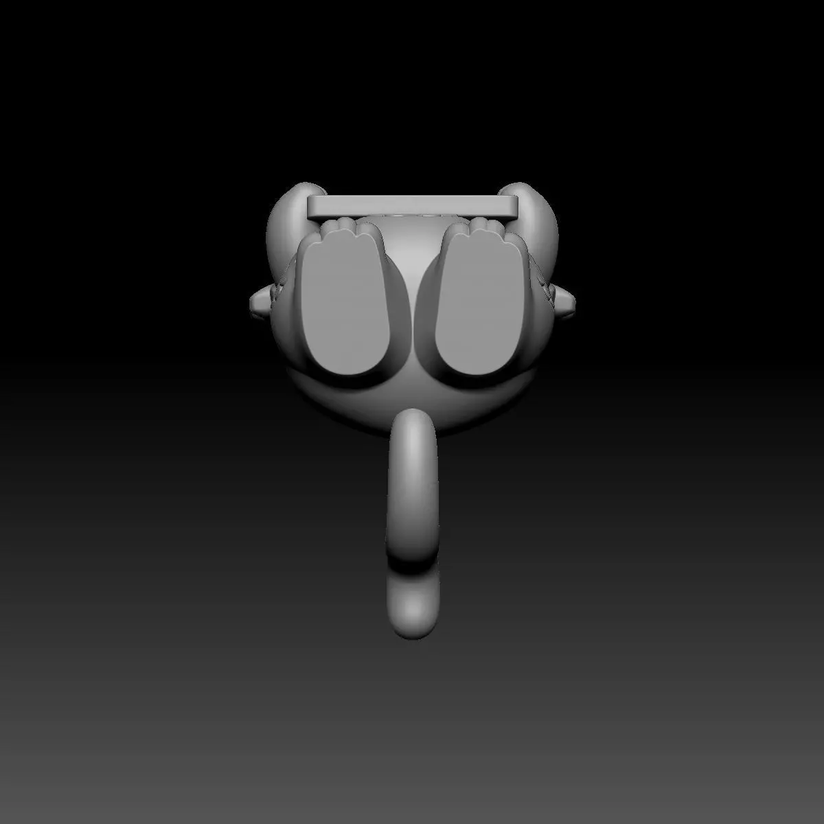 Tiger Ornaments 3D model_7