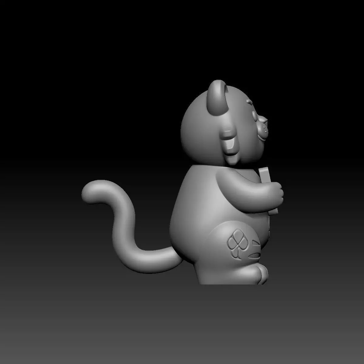 Tiger Ornaments 3D model_2