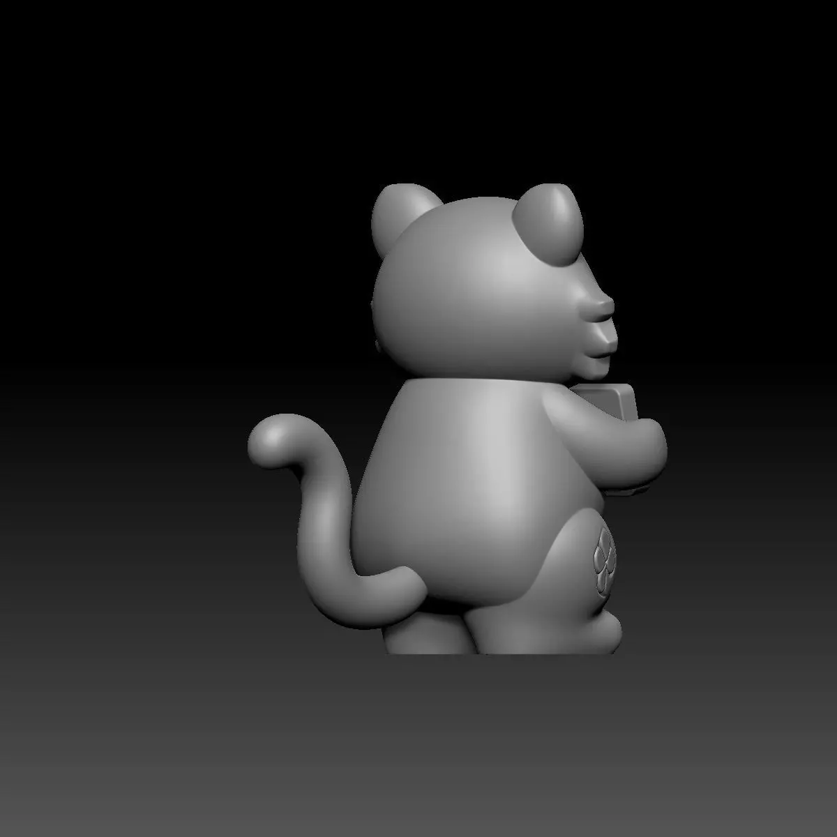 Tiger Ornaments 3D model_9