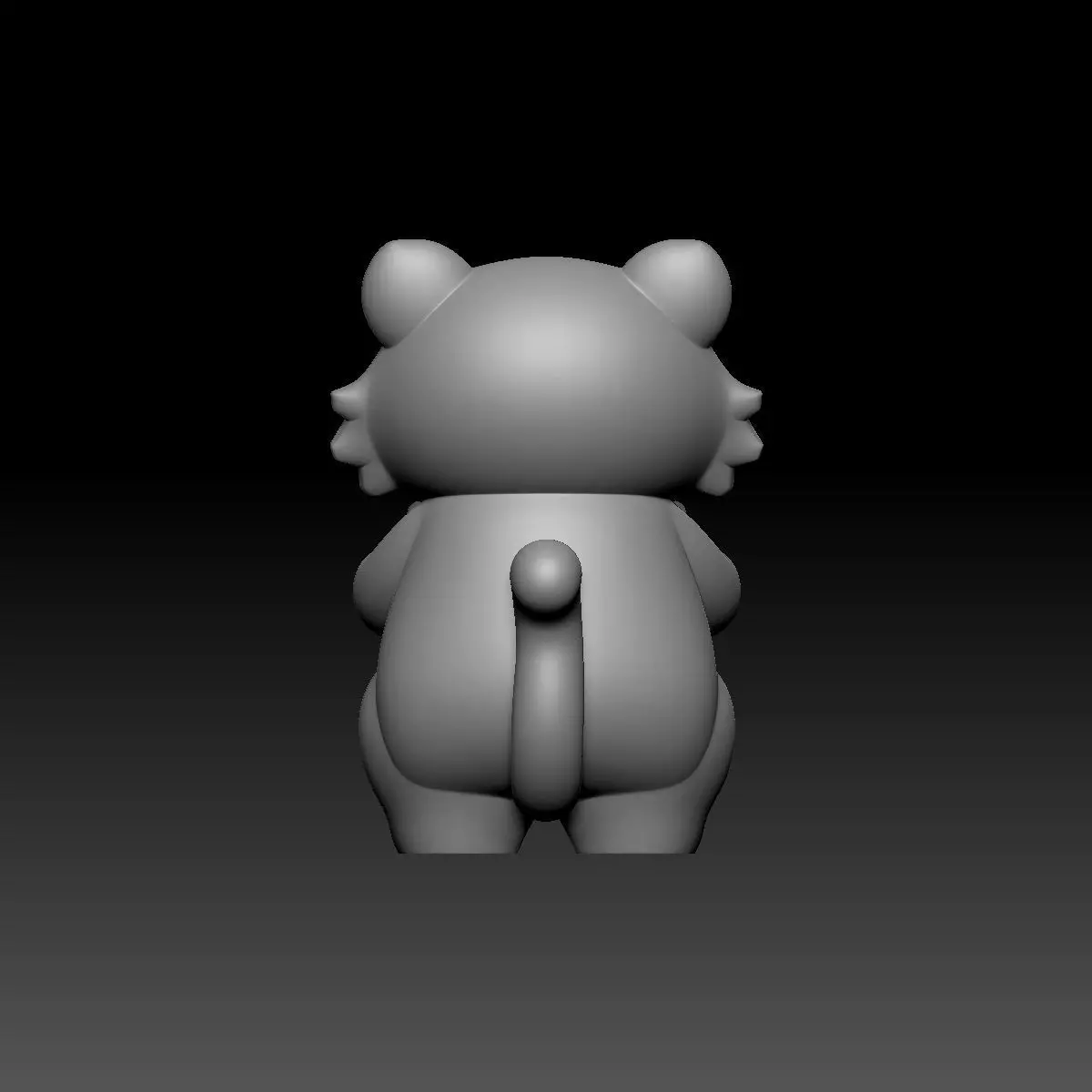 Tiger Ornaments 3D model_1