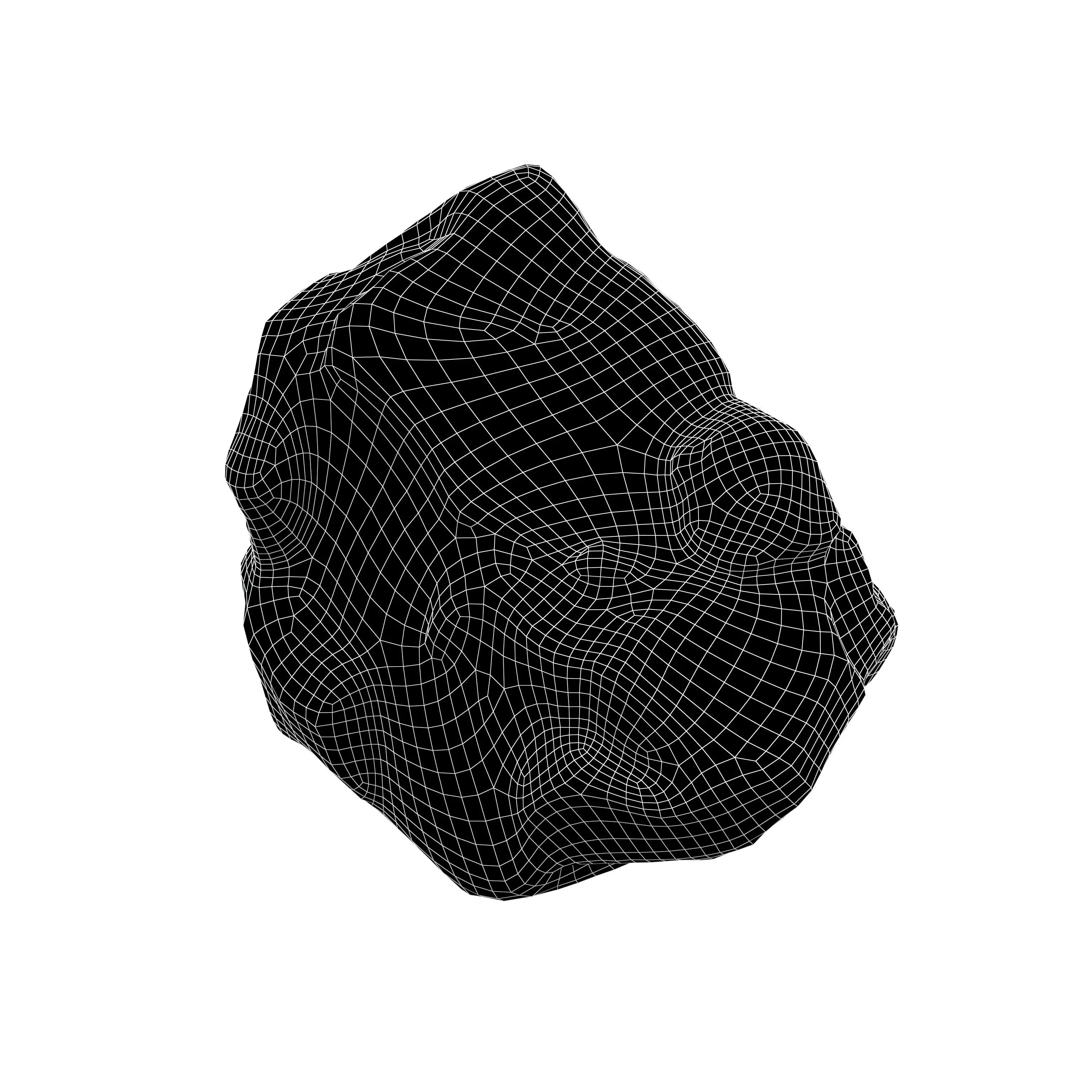 Iron Ore v1 002 Low-poly 3D model_4