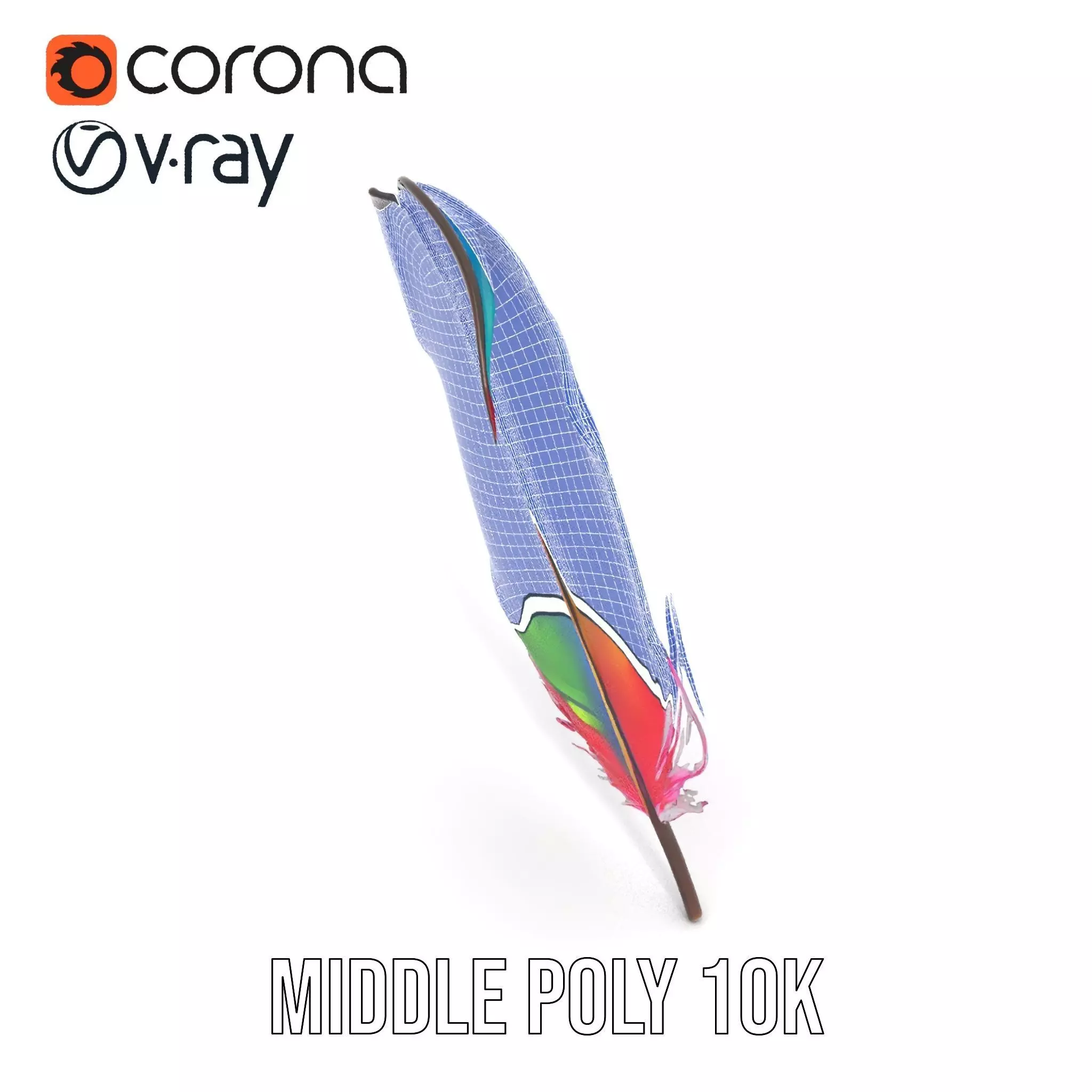 Rainbow Feather model pack Texture_21