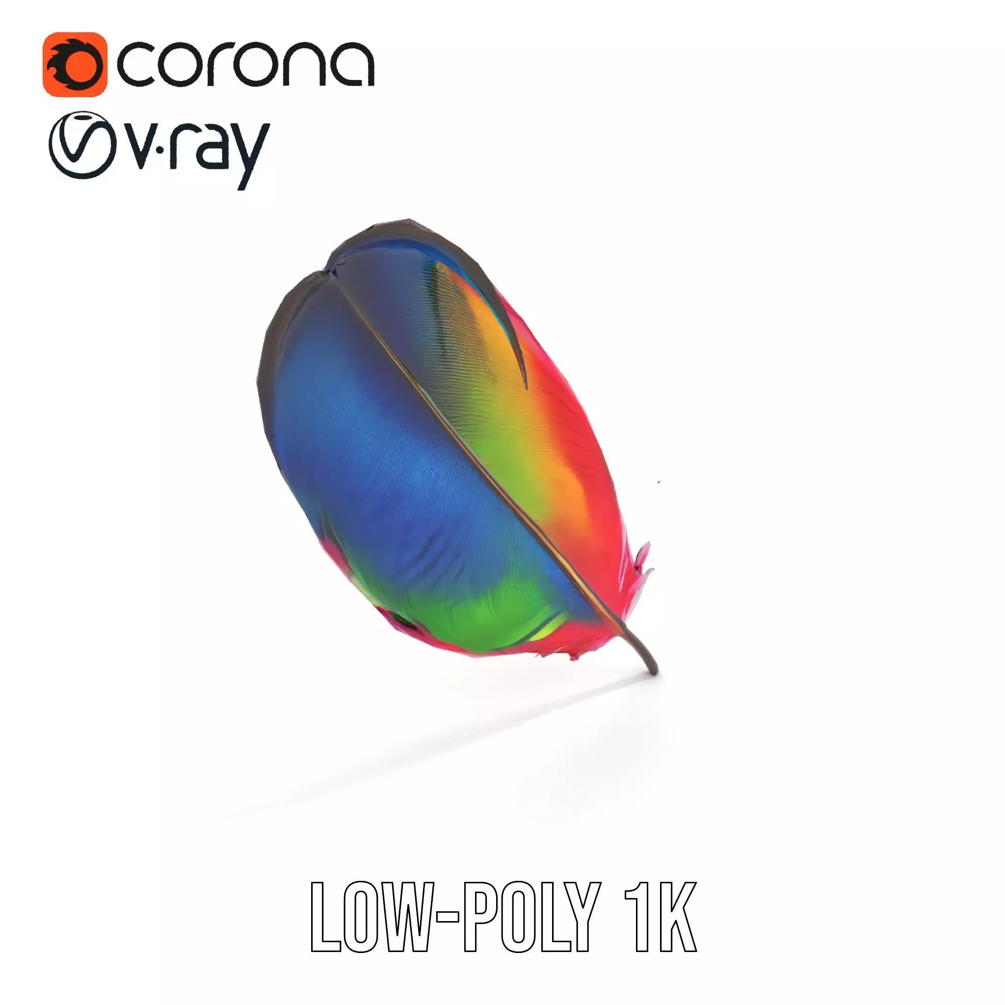 Rainbow Feather model pack Texture_9