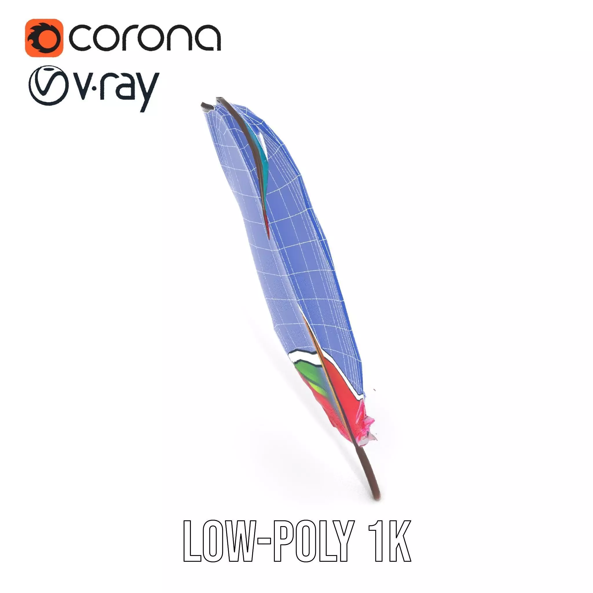 Rainbow Feather model pack Texture_22