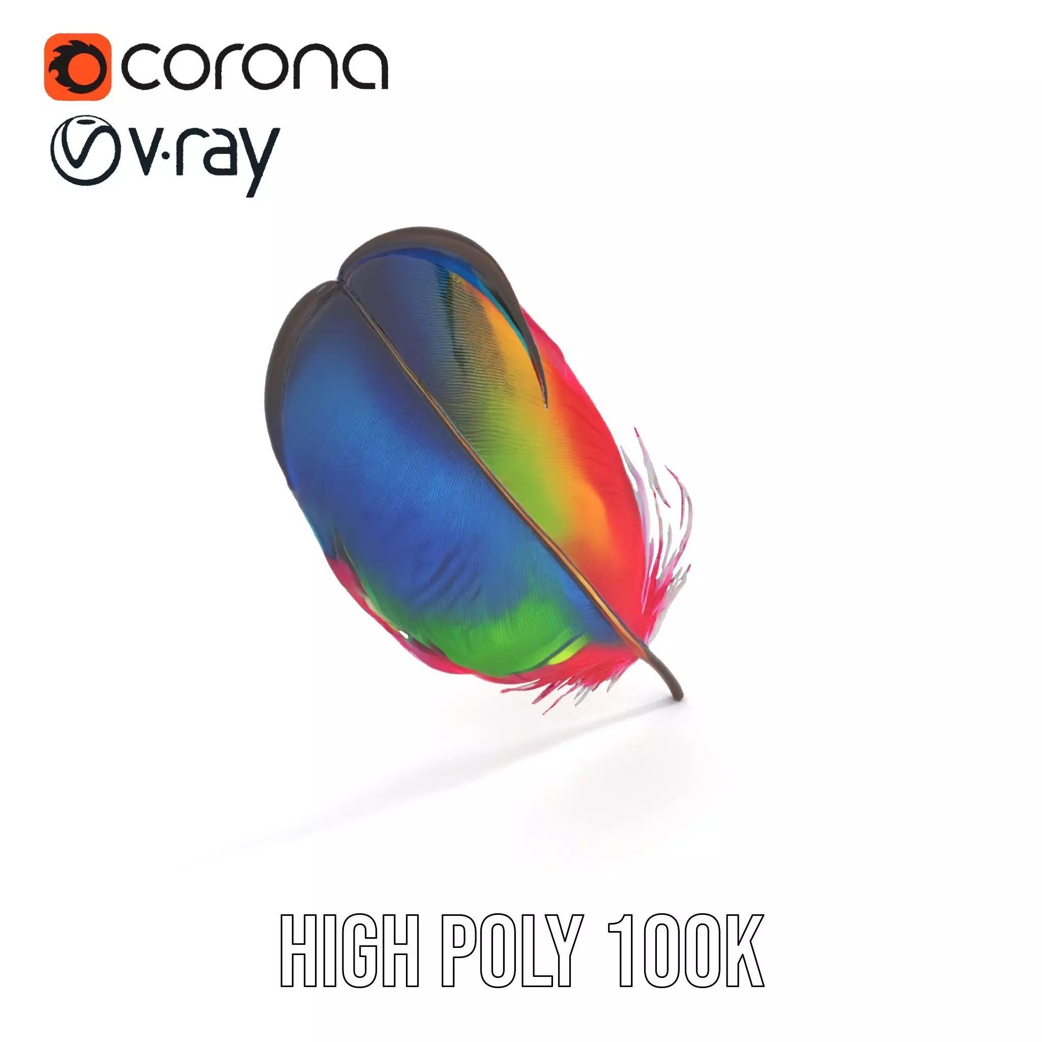 Rainbow Feather model pack Texture_13