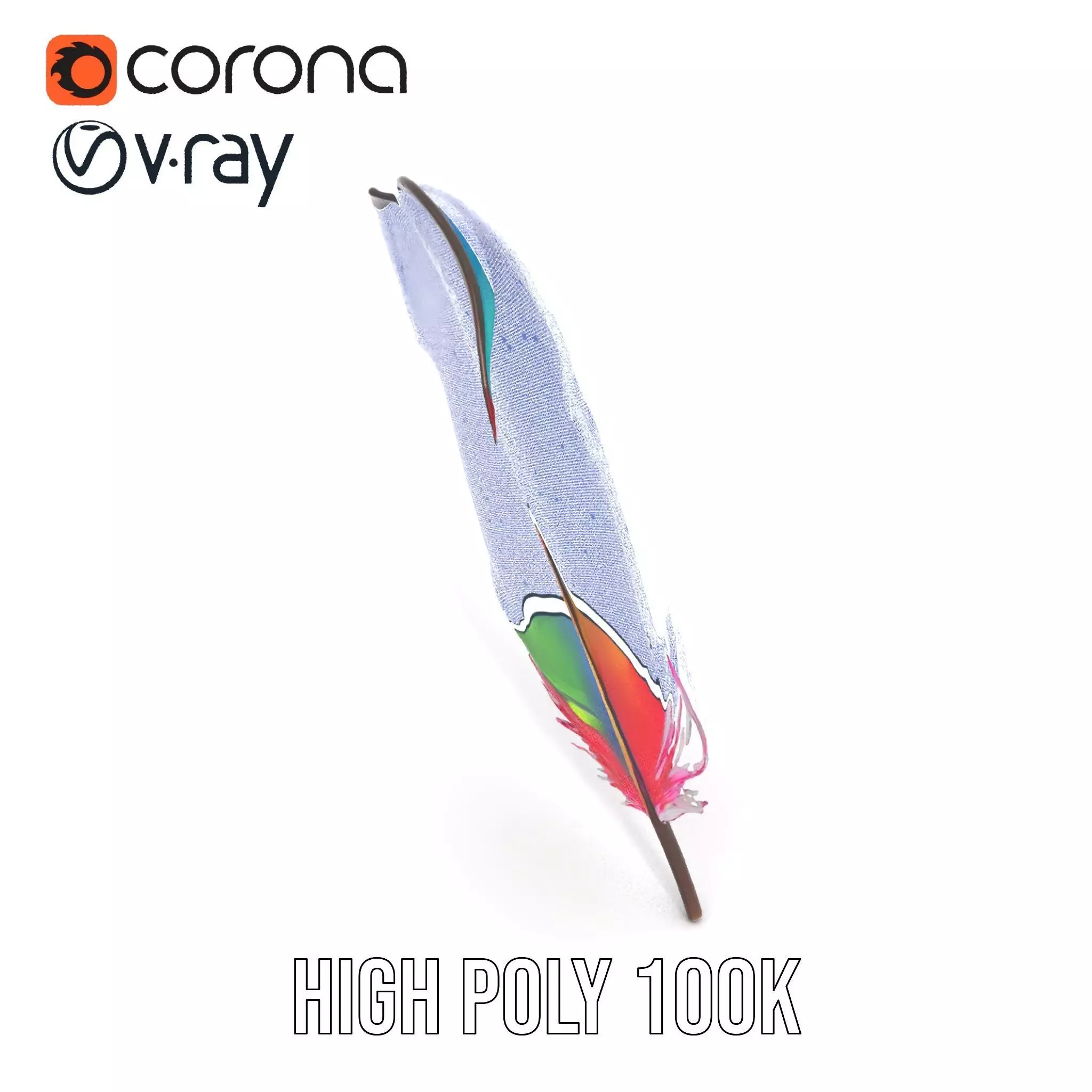 Rainbow Feather model pack Texture_32