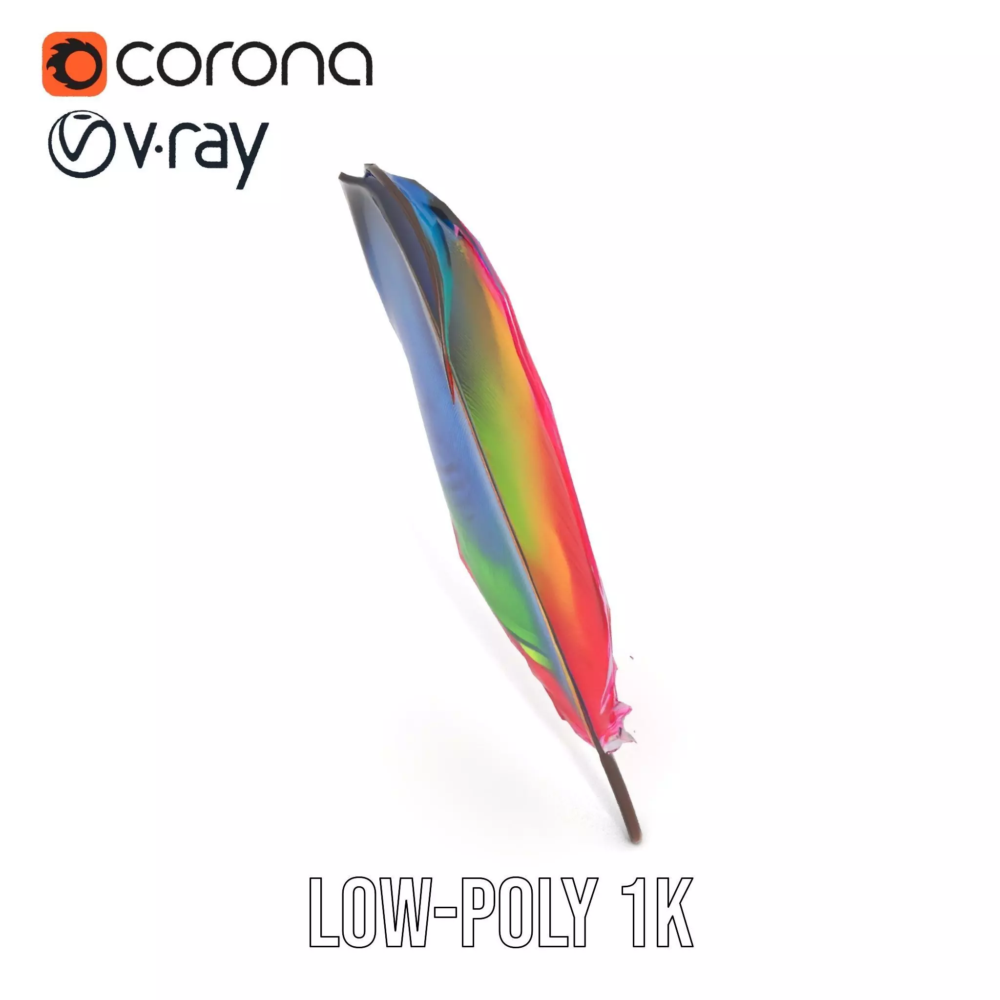 Rainbow Feather model pack Texture_19