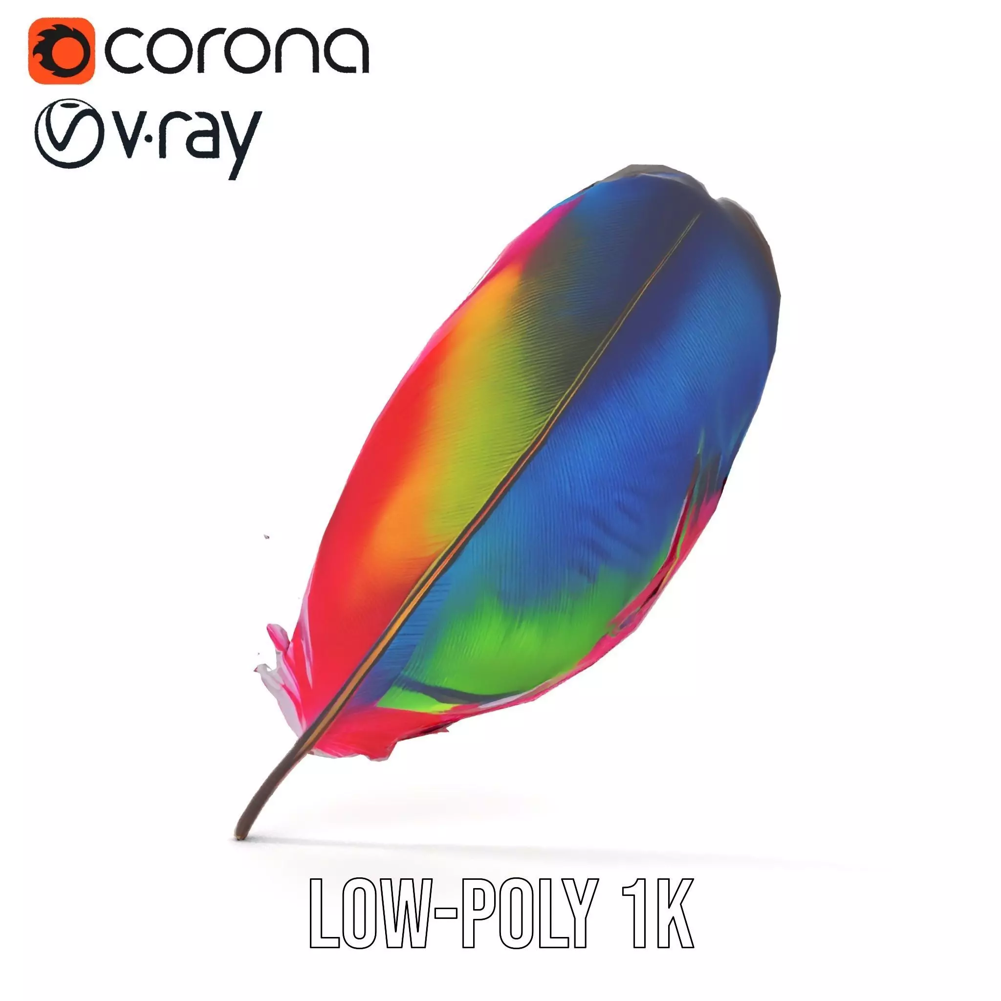 Rainbow Feather model pack Texture_12