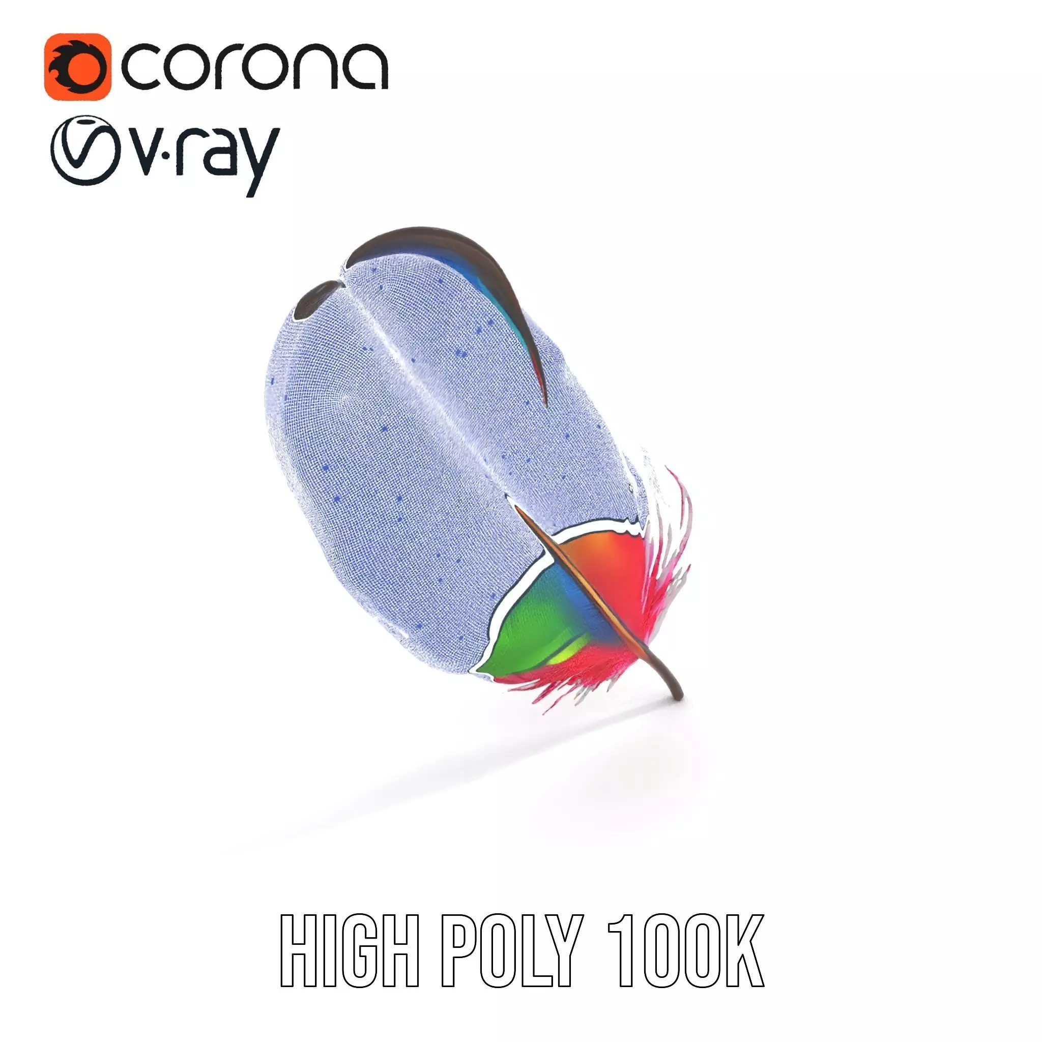 Rainbow Feather model pack Texture_33