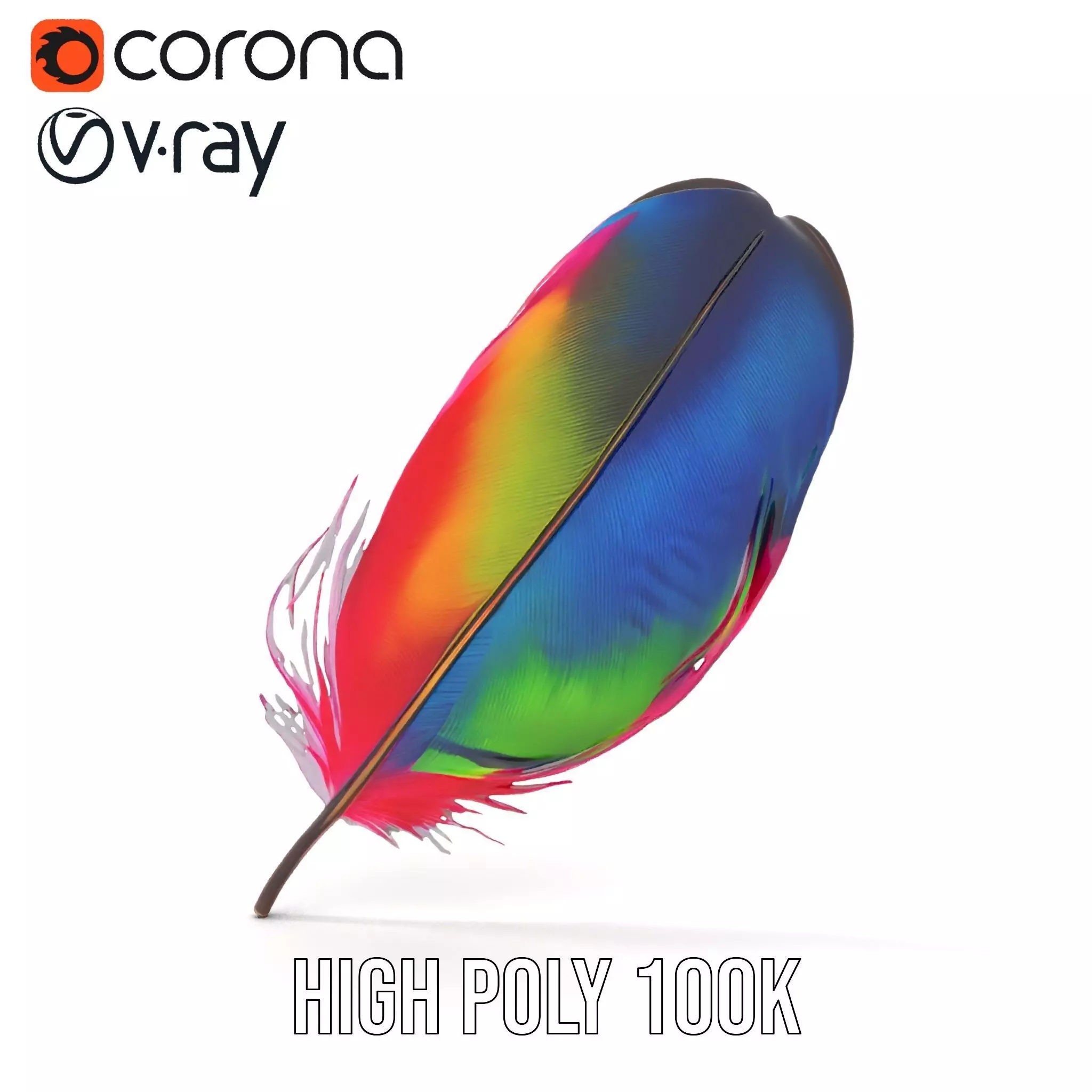 Rainbow Feather model pack Texture_28