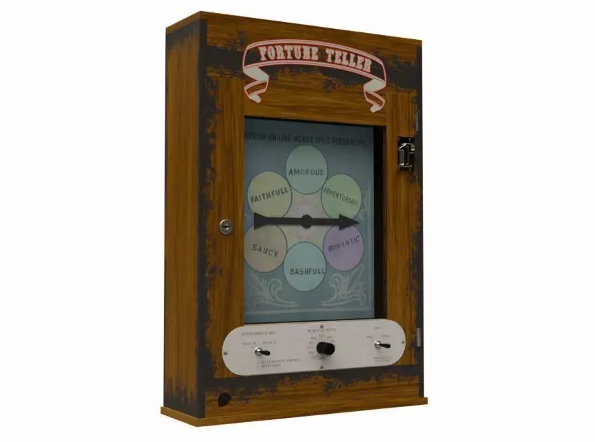 Fairground Fortune Teller 3D model_0
