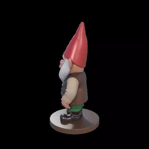 2237 Fairy Tale Gnome Color Full Body Figurine 3D print model_14