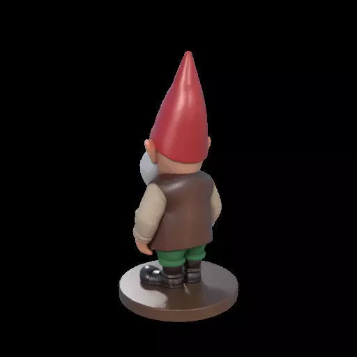 2237 Fairy Tale Gnome Color Full Body Figurine 3D print model_10