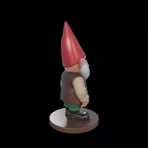 2237 Fairy Tale Gnome Color Full Body Figurine 3D print model_2