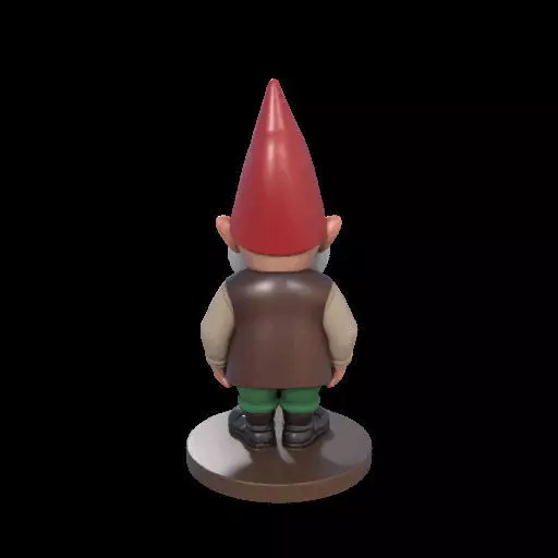2237 Fairy Tale Gnome Color Full Body Figurine 3D print model_7