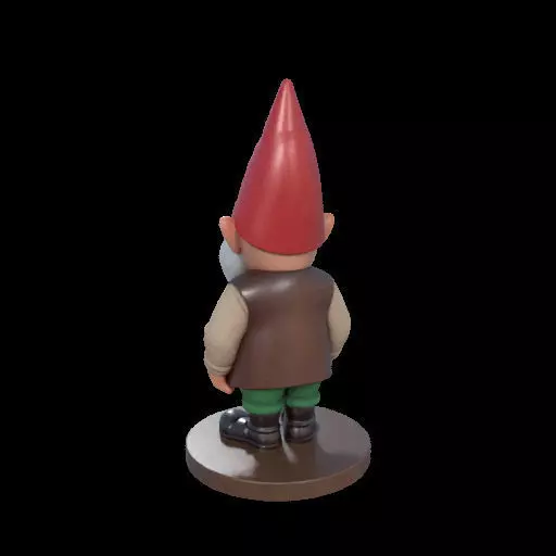 2237 Fairy Tale Gnome Color Full Body Figurine 3D print model_9