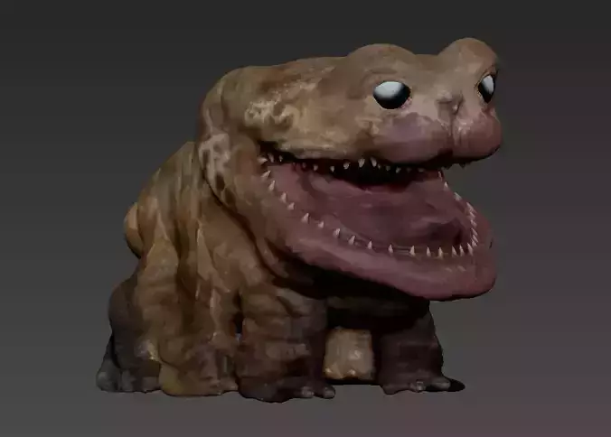 Woola in details Low-poly 3D model