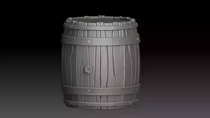 Stylized barrel