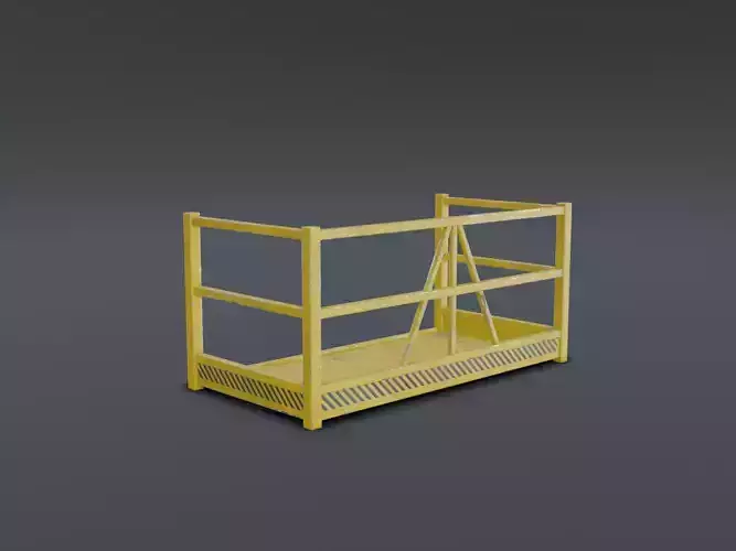 3D Window Cleaning Platform Model