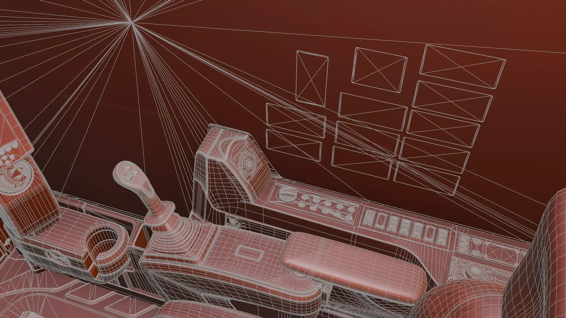 CAT excavator 312F 313F High Quality Cab 3D model_29