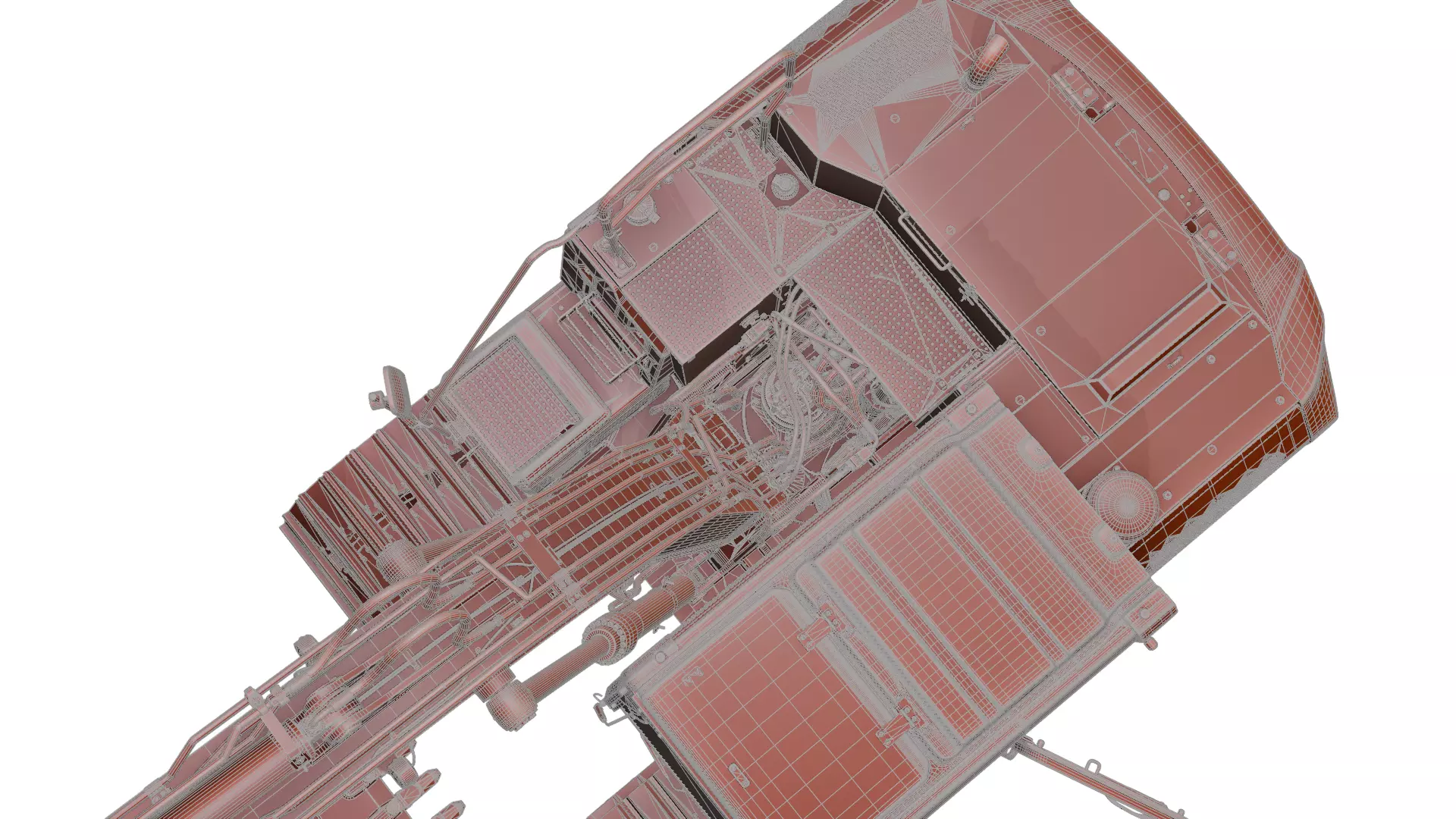 CAT excavator 312F 313F High Quality Cab 3D model_32