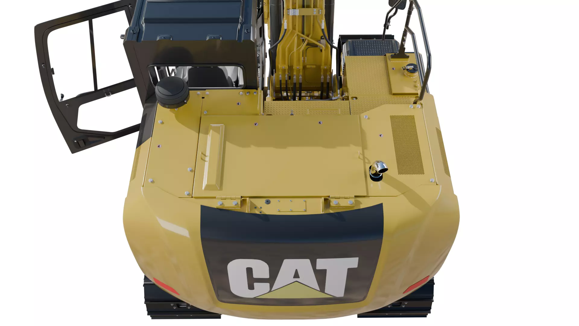 CAT excavator 312F 313F High Quality Cab 3D model_5