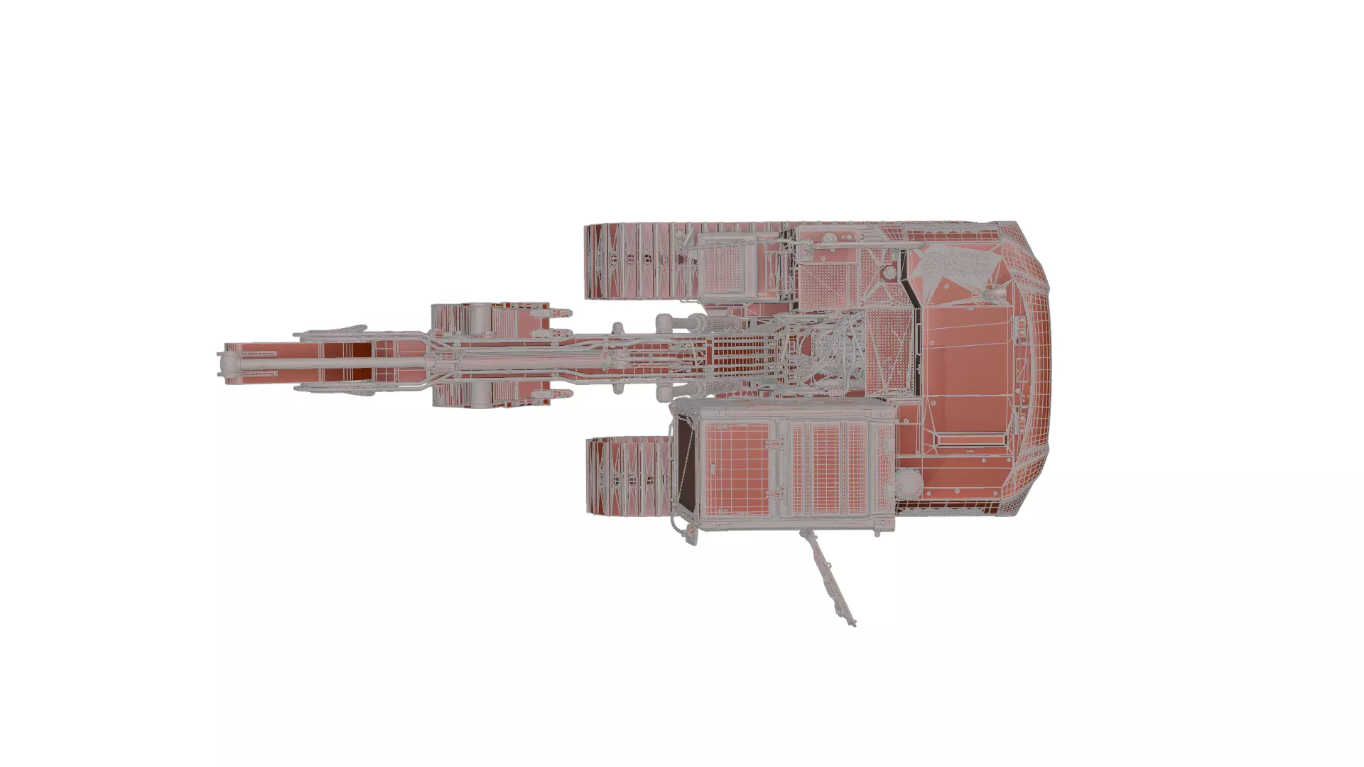 CAT excavator 312F 313F High Quality Cab 3D model_47