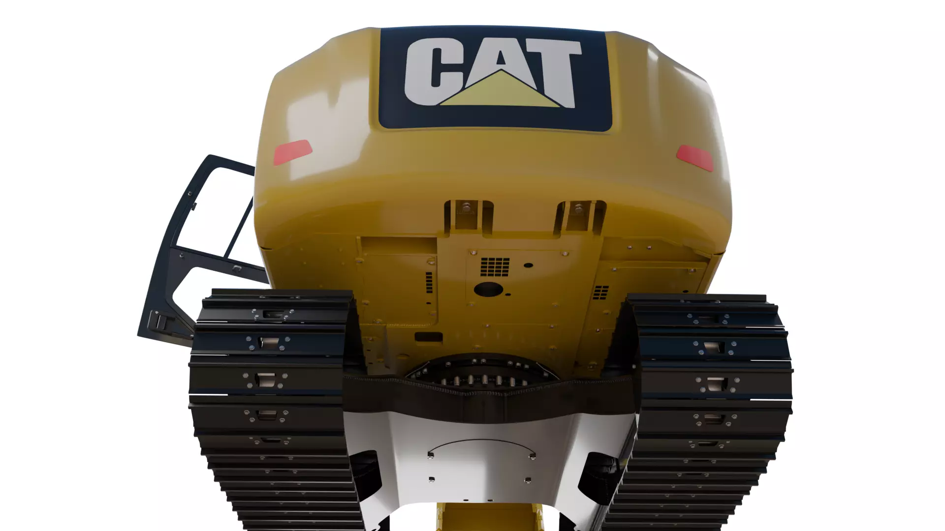 CAT excavator 312F 313F High Quality Cab 3D model_11