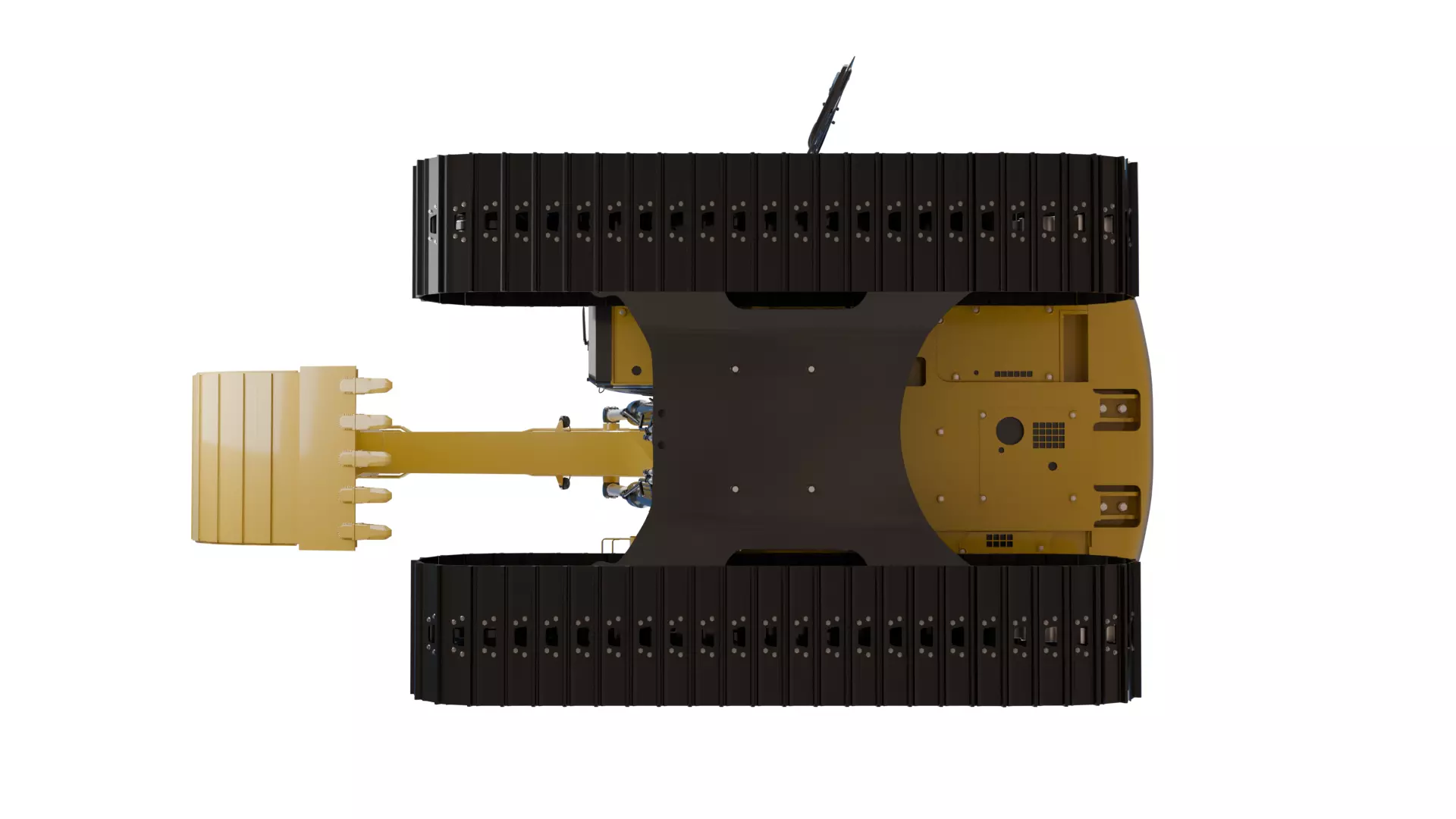 CAT excavator 312F 313F High Quality Cab 3D model_27