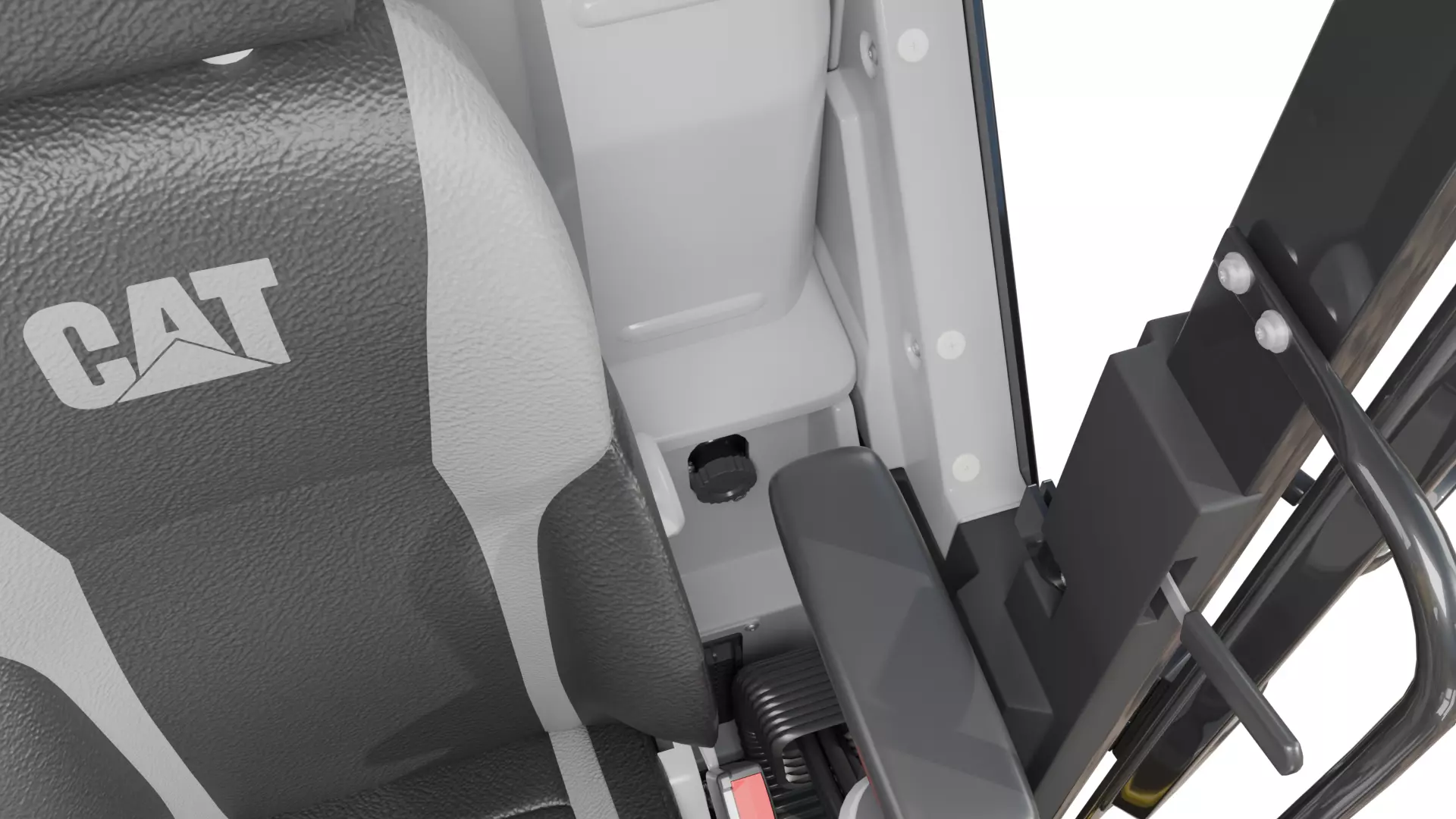 CAT excavator 312F 313F High Quality Cab 3D model_23