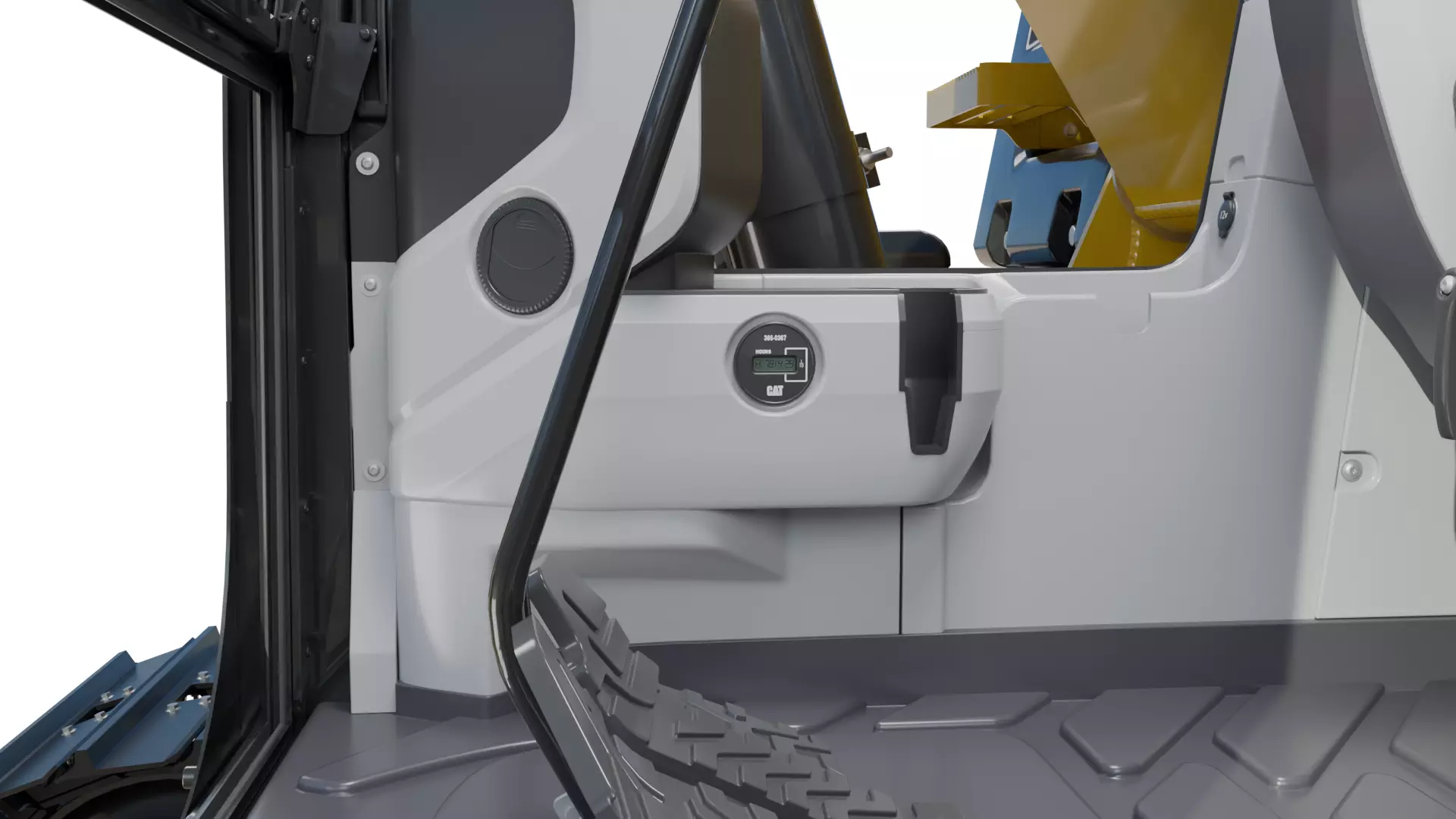 CAT excavator 312F 313F High Quality Cab 3D model_18