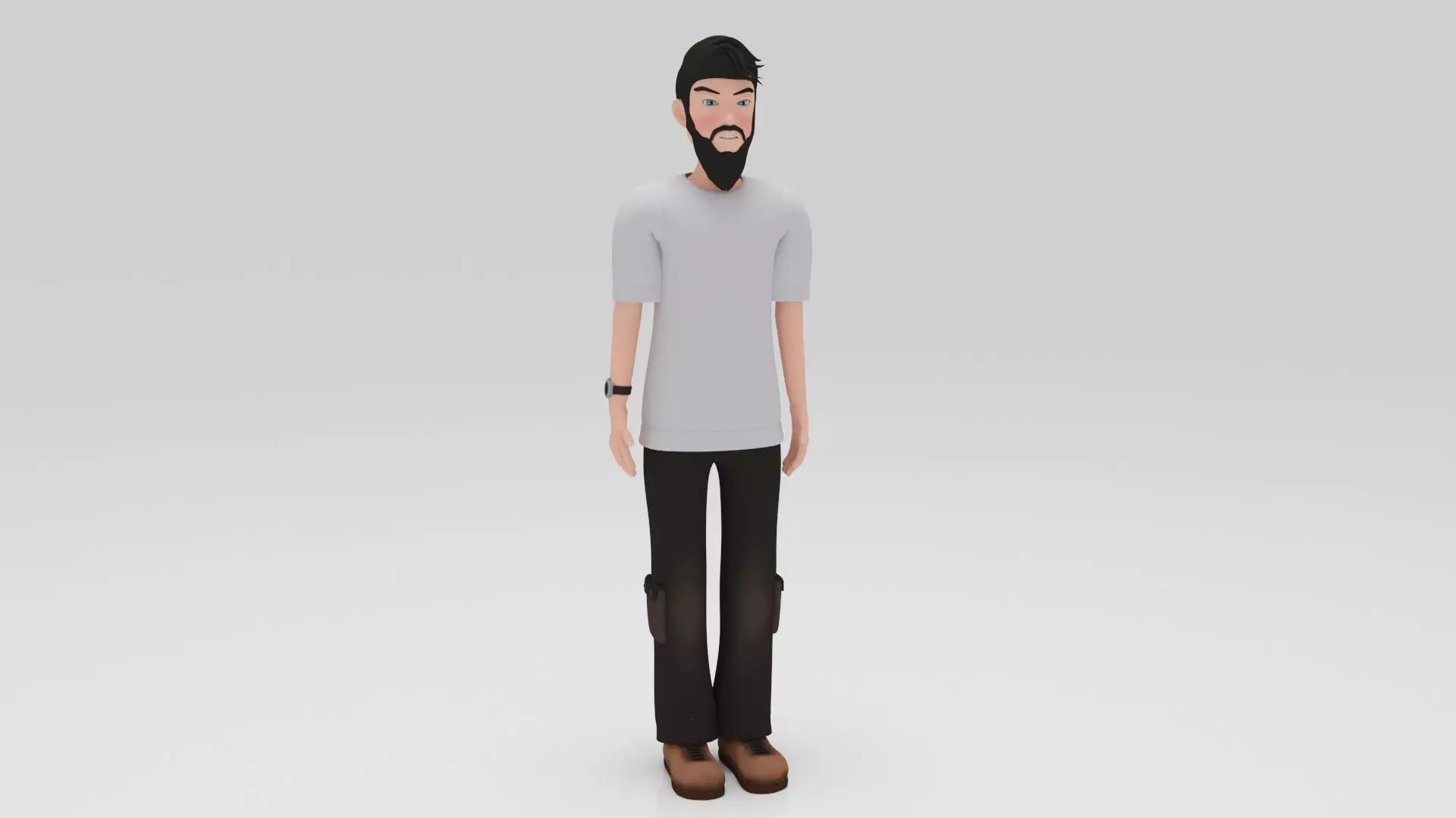 Character All Pack 02 Rigged   Low-poly 3D model_6