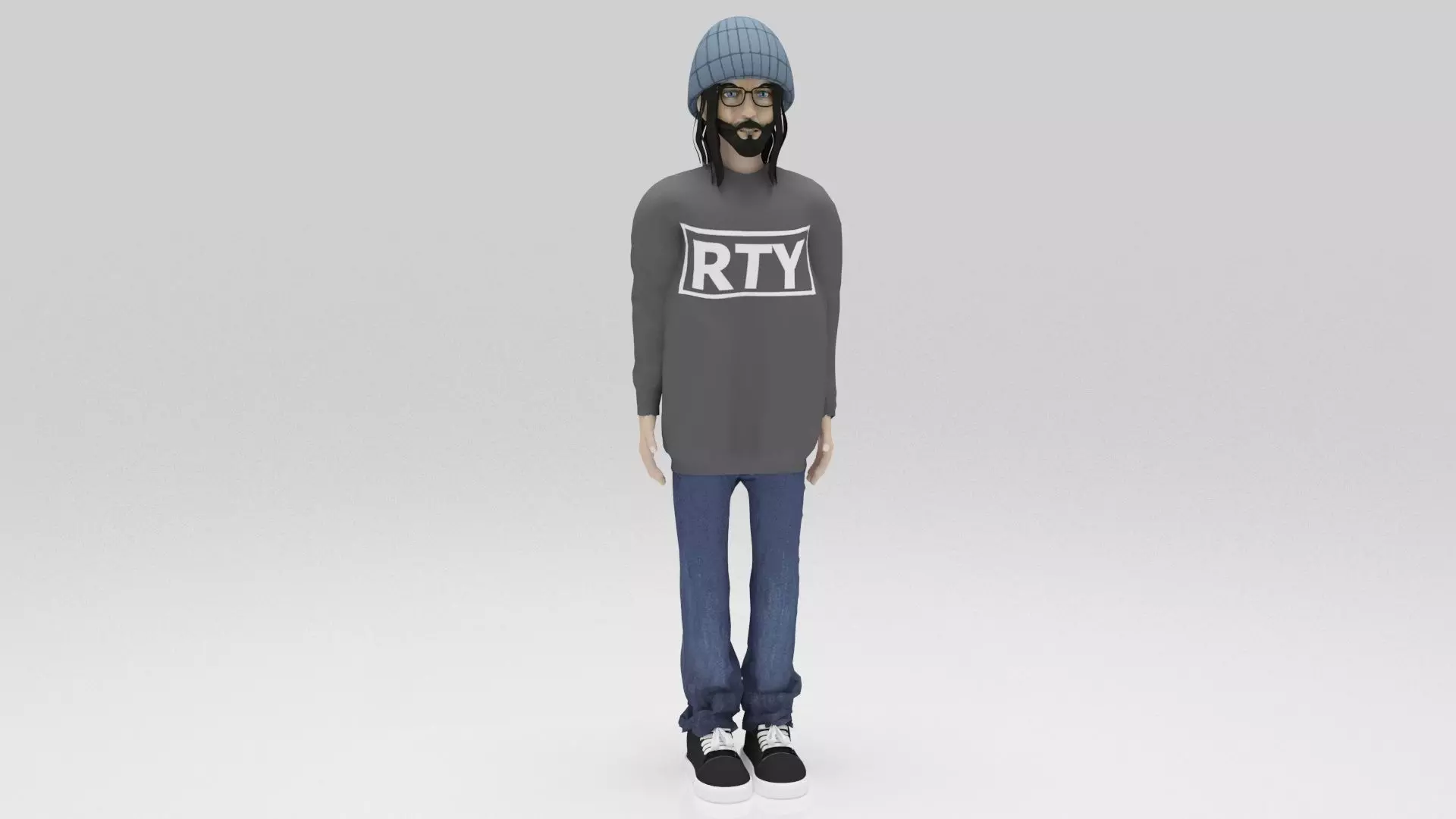 Character All Pack 02 Rigged   Low-poly 3D model_10