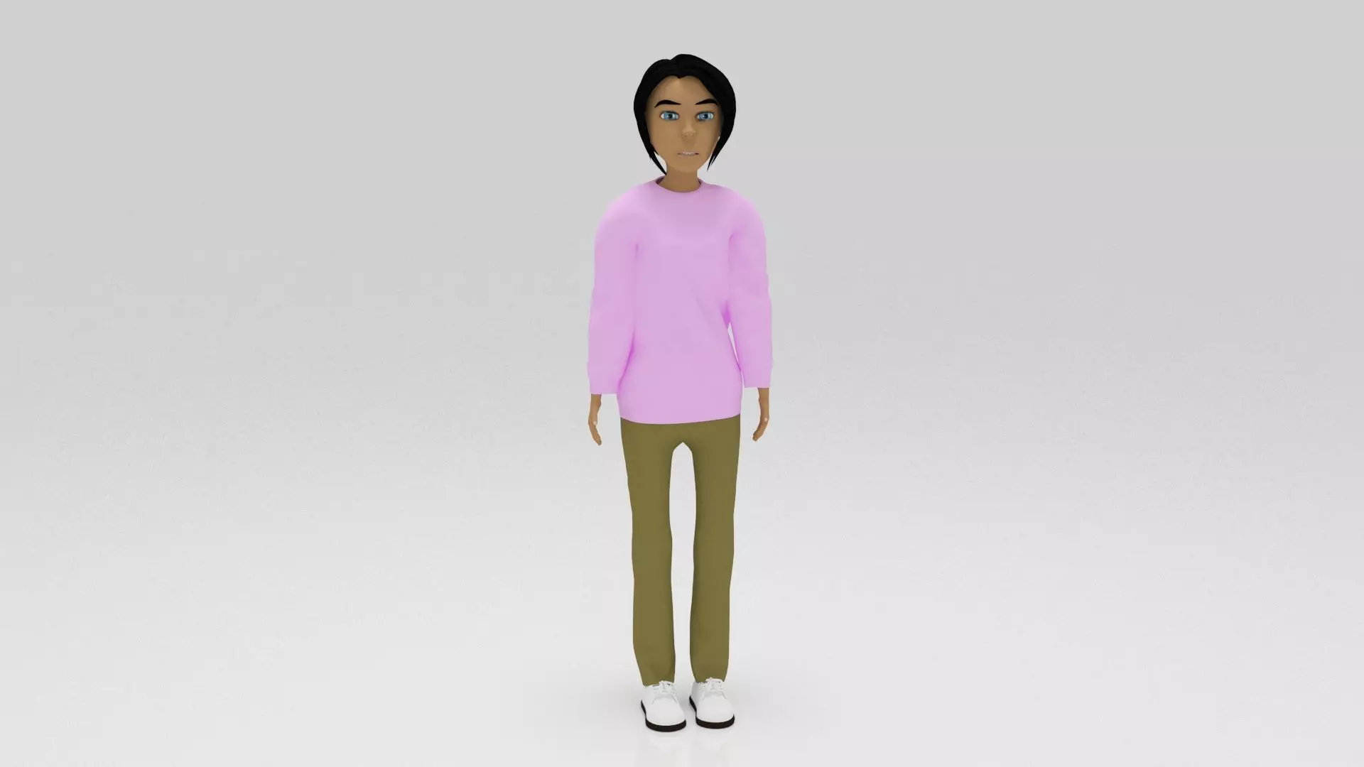 Character All Pack 02 Rigged   Low-poly 3D model_16