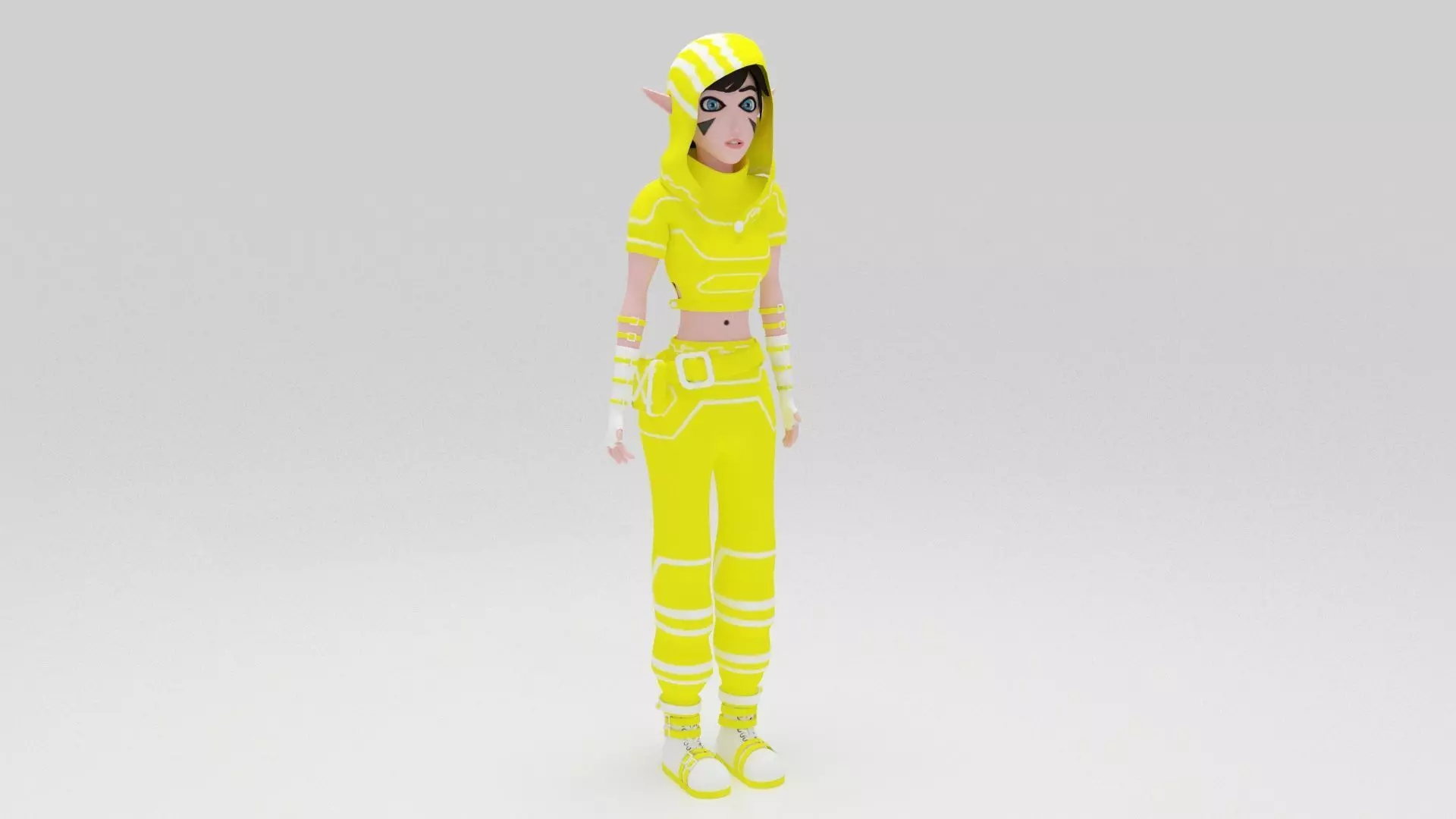 Character All Pack 02 Rigged   Low-poly 3D model_14
