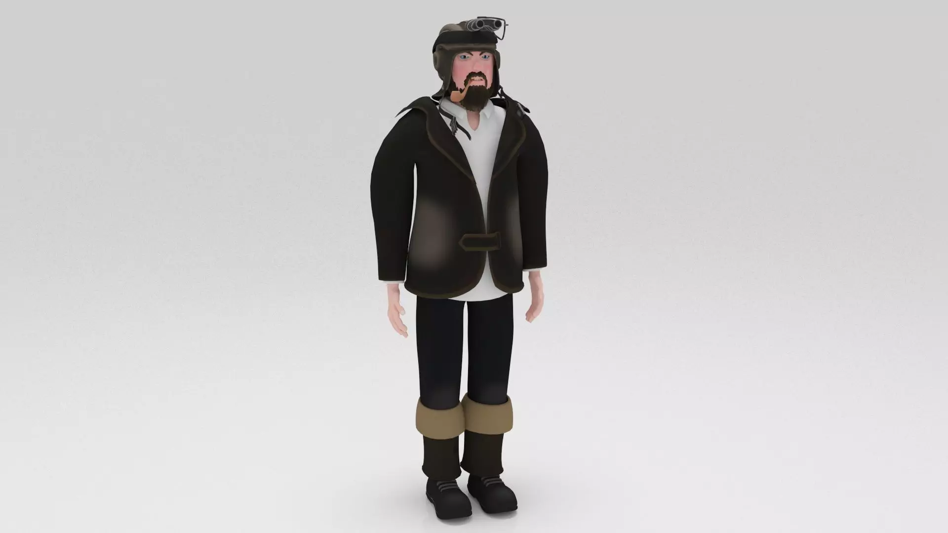 Character All Pack 02 Rigged   Low-poly 3D model_4