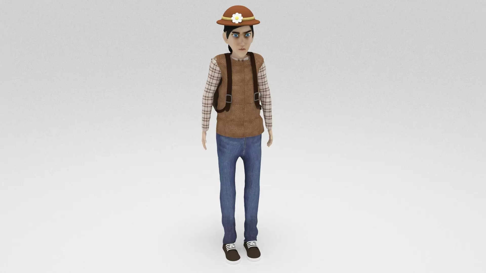 Character All Pack 02 Rigged   Low-poly 3D model_18