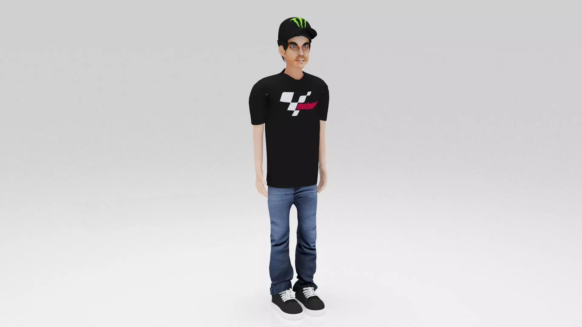 Character All Pack 02 Rigged   Low-poly 3D model_25