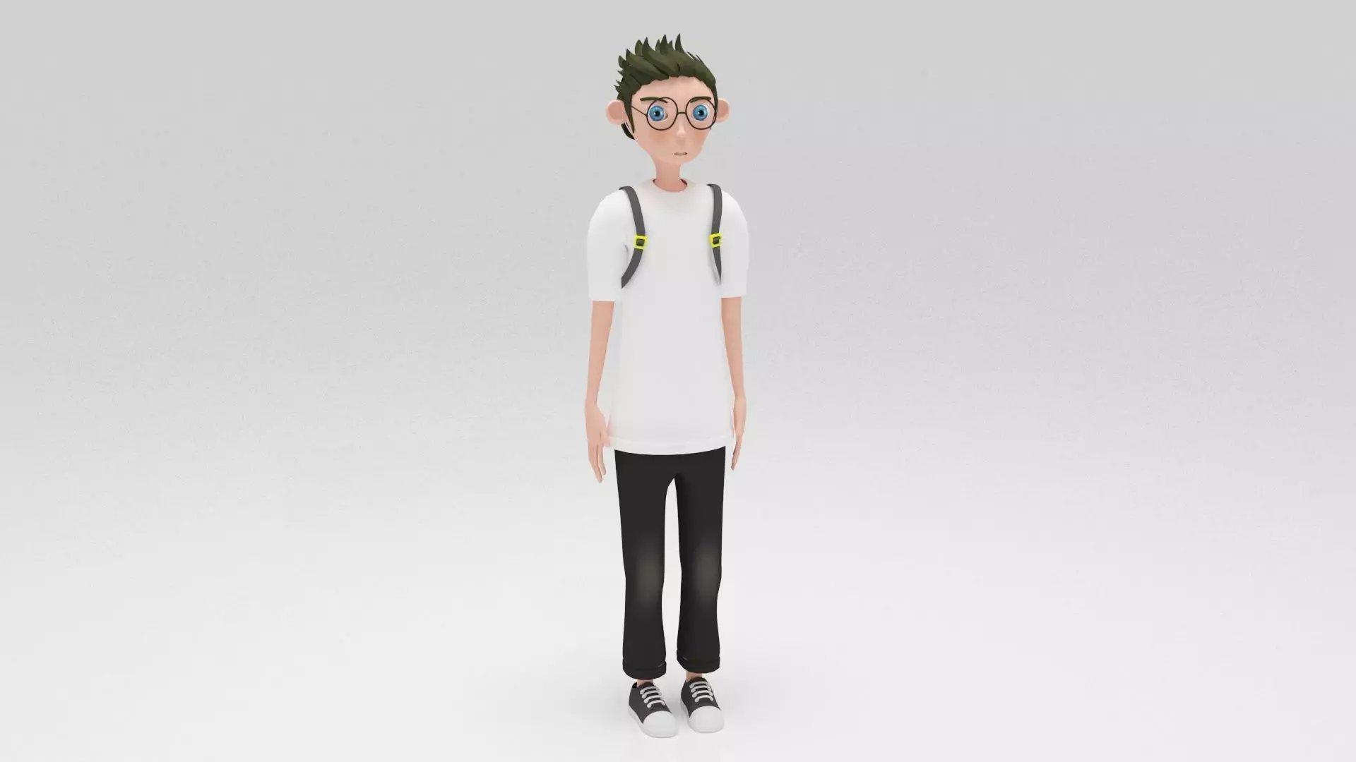 Character All Pack 02 Rigged   Low-poly 3D model_7