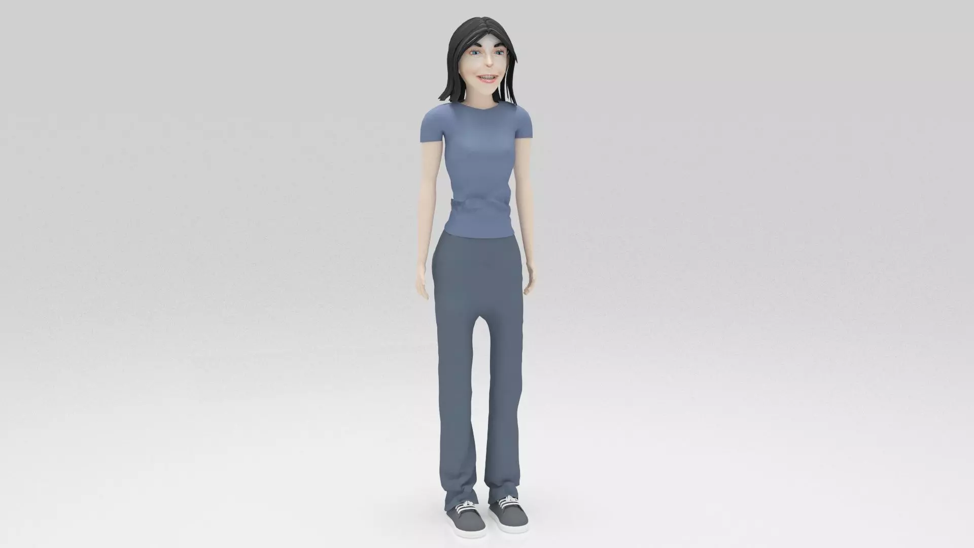 Character All Pack 02 Rigged   Low-poly 3D model_15