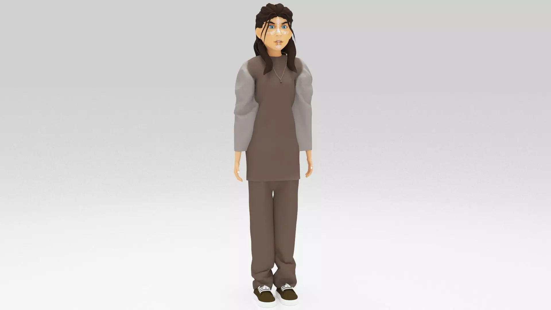 Character All Pack 02 Rigged   Low-poly 3D model_21