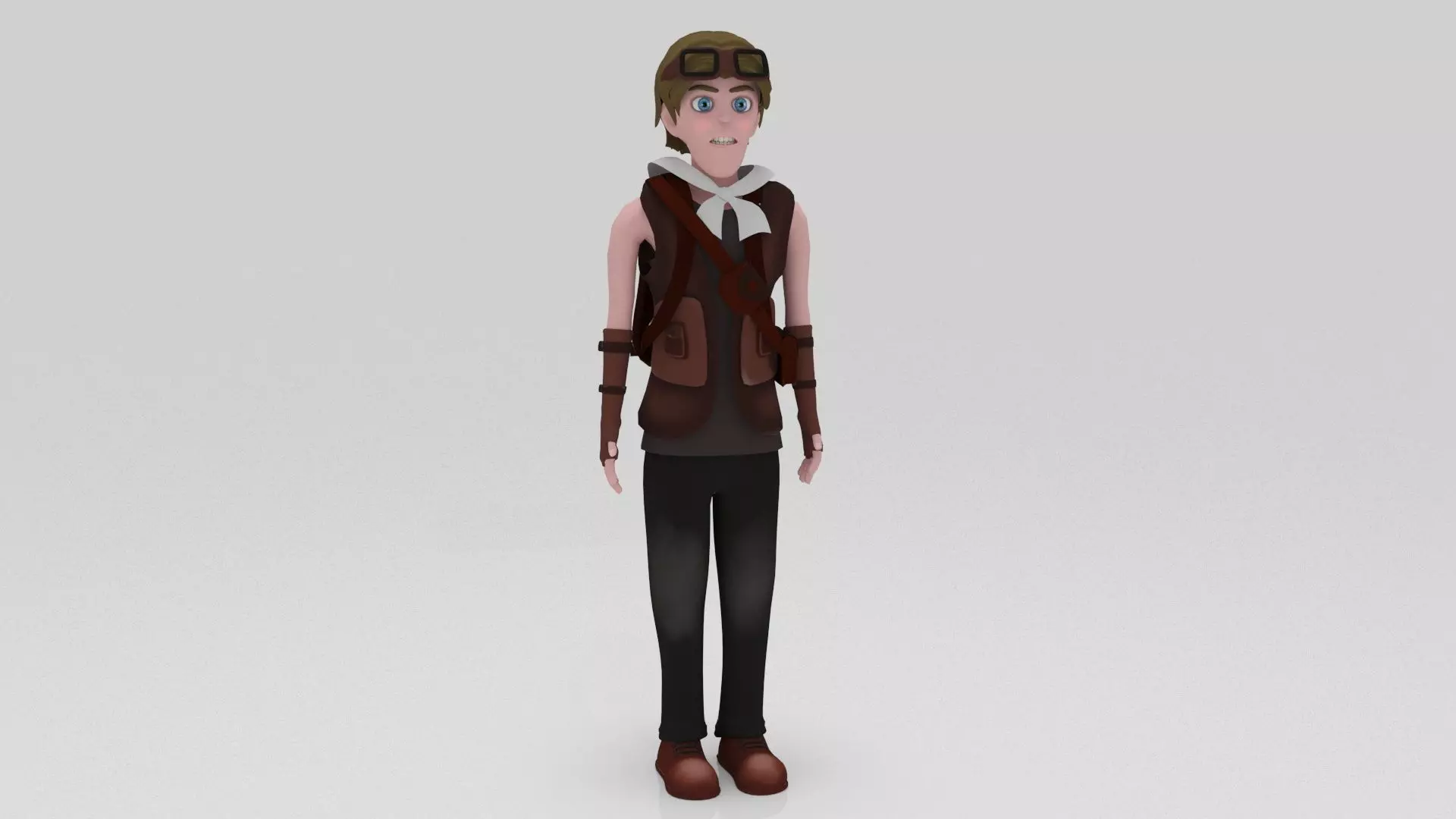 Character All Pack 02 Rigged   Low-poly 3D model_8