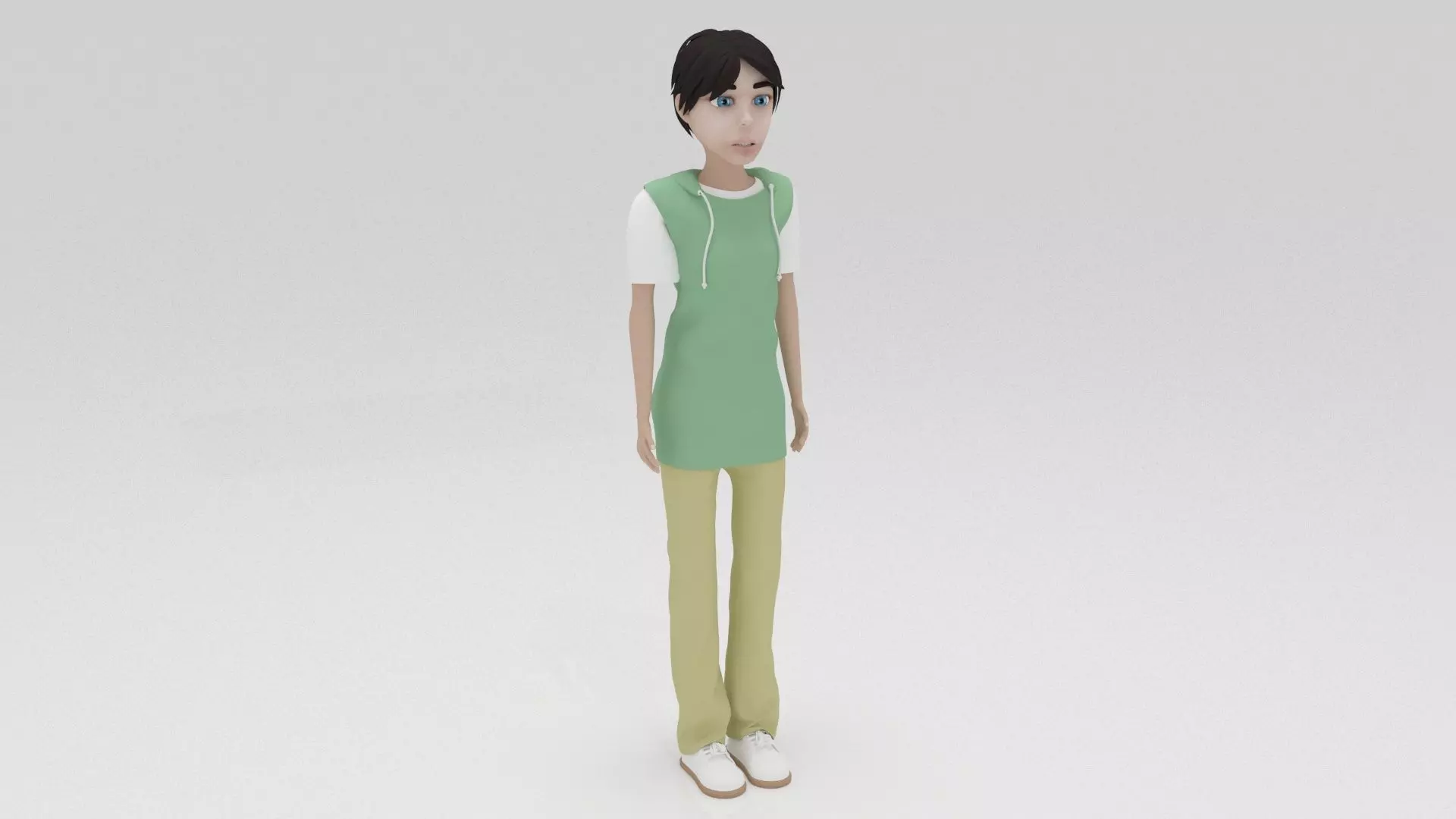Character All Pack 02 Rigged   Low-poly 3D model_17