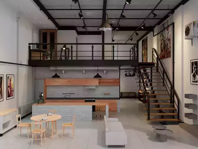 Warehouse Home Loft Office 2