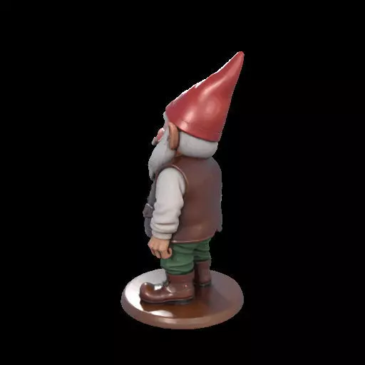 2238 Fairy Tale Gnome Color Full Body Figurine 3D print model_19