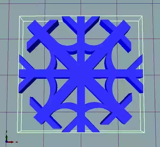 Snowflake Free 3D print model